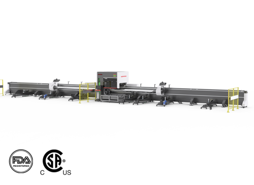 Three-Chuck Heavy-duty Fiber Laser Tube Cutting Machine Featured Image